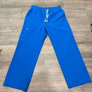 Women’s Blue scrub bottoms figs